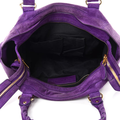 Balenciaga Baby Daim Suede Giant 12 Gold Hardware City Ultraviolet 5 of 15