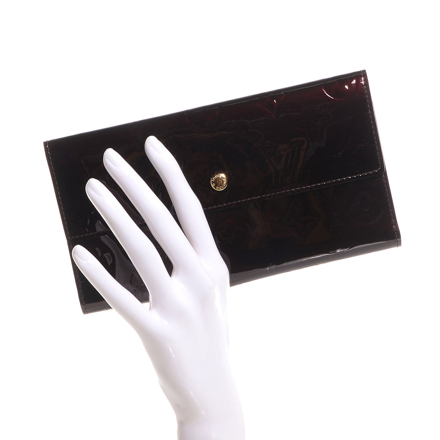 Vernis Porte Tresor International Wallet Amarante