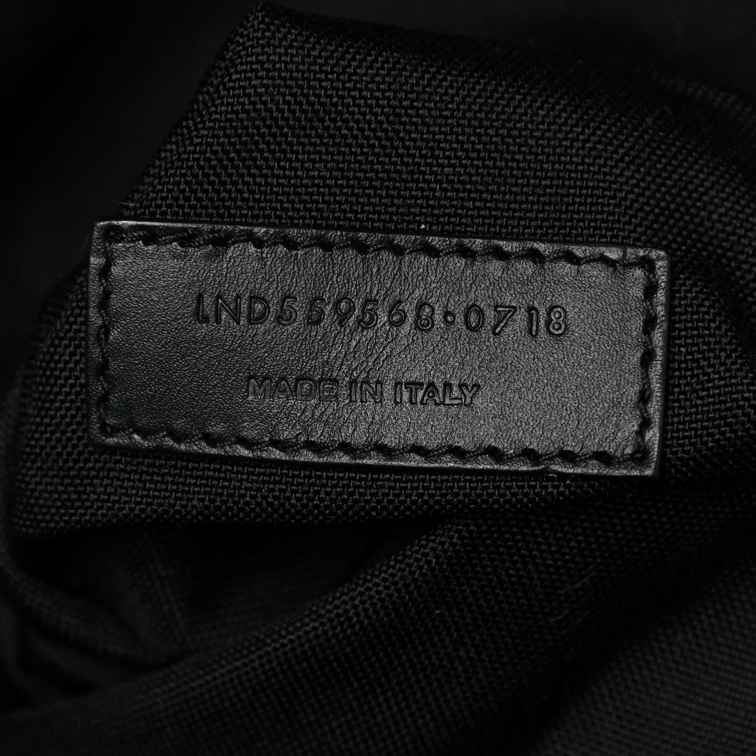 Saint Laurent Canvas City Backpack Black 7 of 14