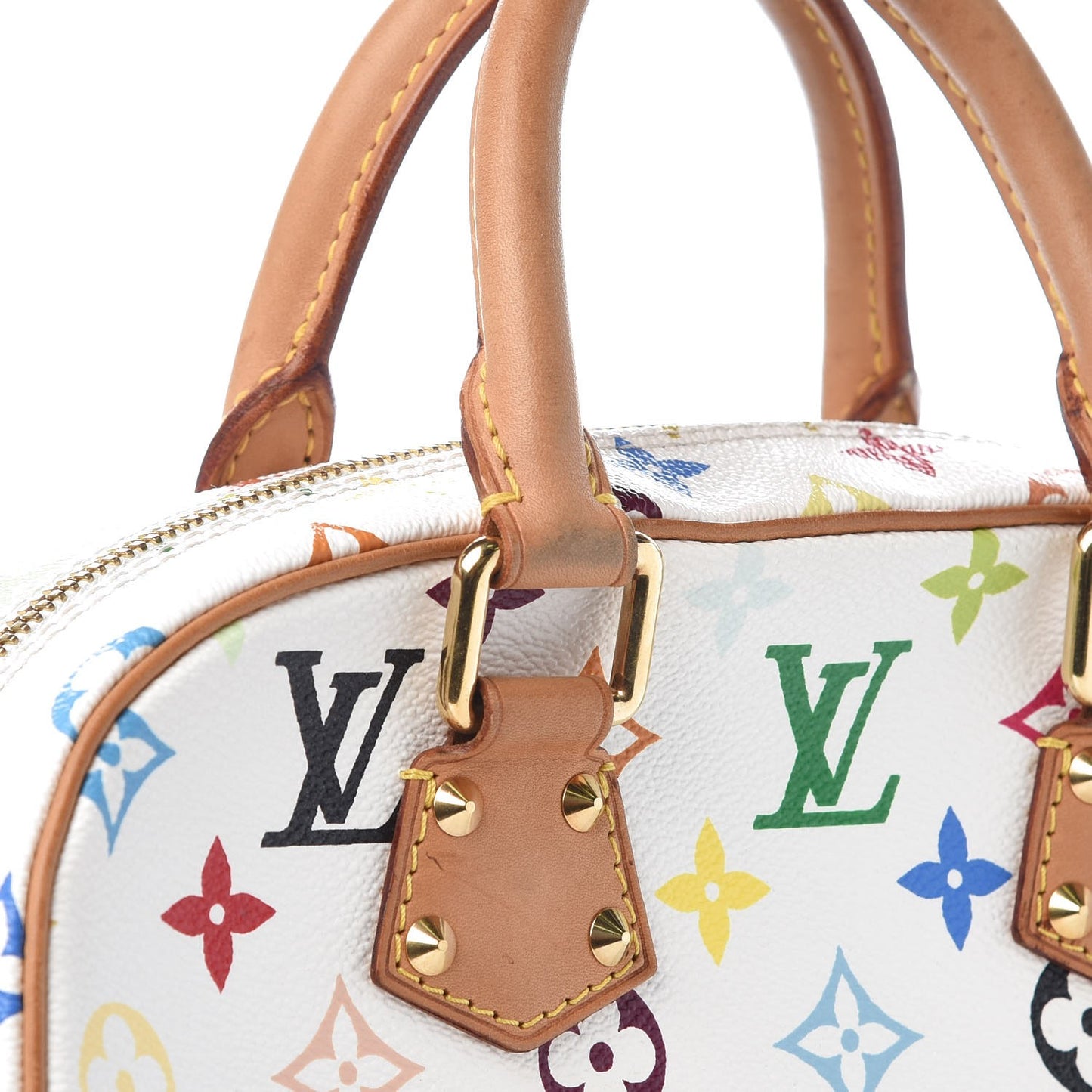 Monogram Multicolor Trouville White