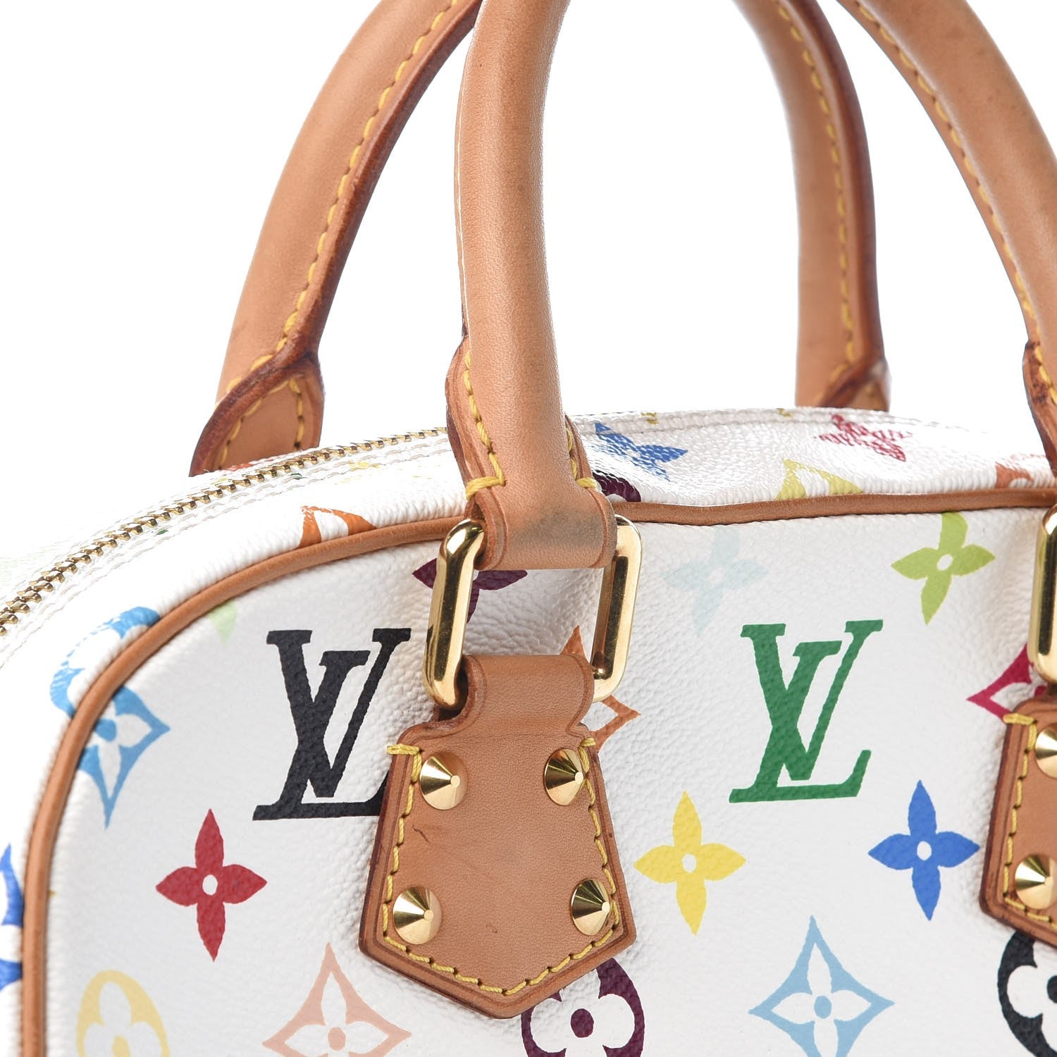 Louis Vuitton Monogram Multicolor Trouville White 8 of 9