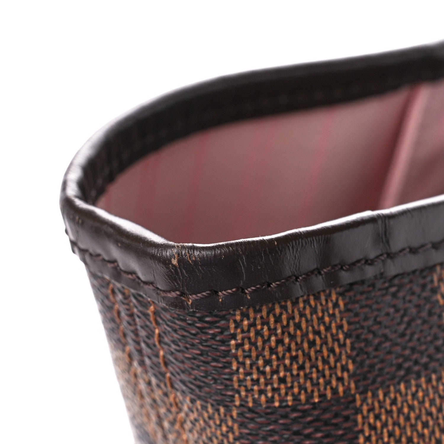 Louis Vuitton Damier Ebene Neo Neverfull MM Rose Ballerine 13 of 14