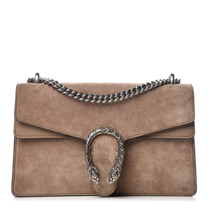 Gucci Suede Small Dionysus Shoulder Bag Taupe 1 of 20