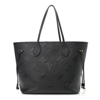 Louis Vuitton Empreinte Monogram Giant Neverfull MM Black 1 of 9
