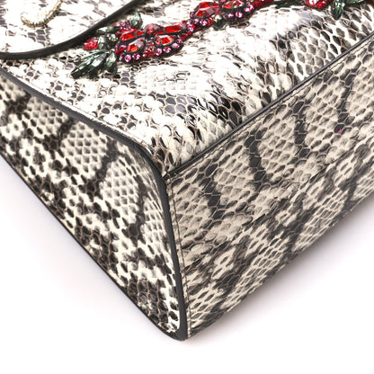 Gucci Snakeskin Embroidered Medium Osiride Top Handle Bag 11 of 14