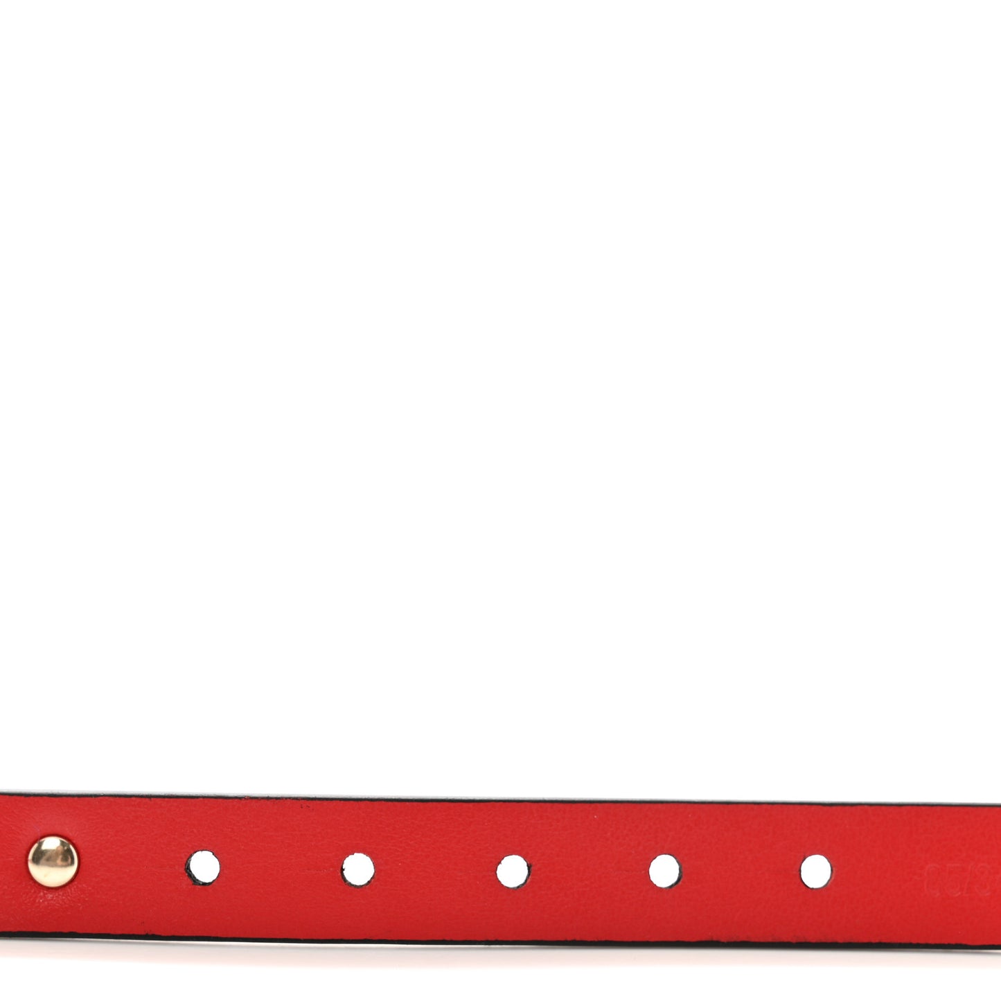 Calfskin Rockstud Belt 85 34 Red