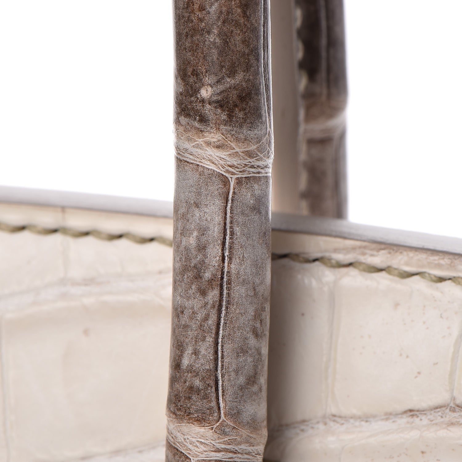 Hermes Matte Niloticus Crocodile Himalaya Birkin 30 Blanc 34 of 49