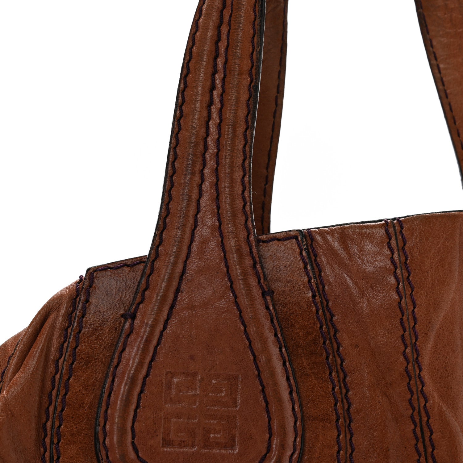 Givenchy Wrinkled Lambskin Medium Nightingale Tan 11 of 17
