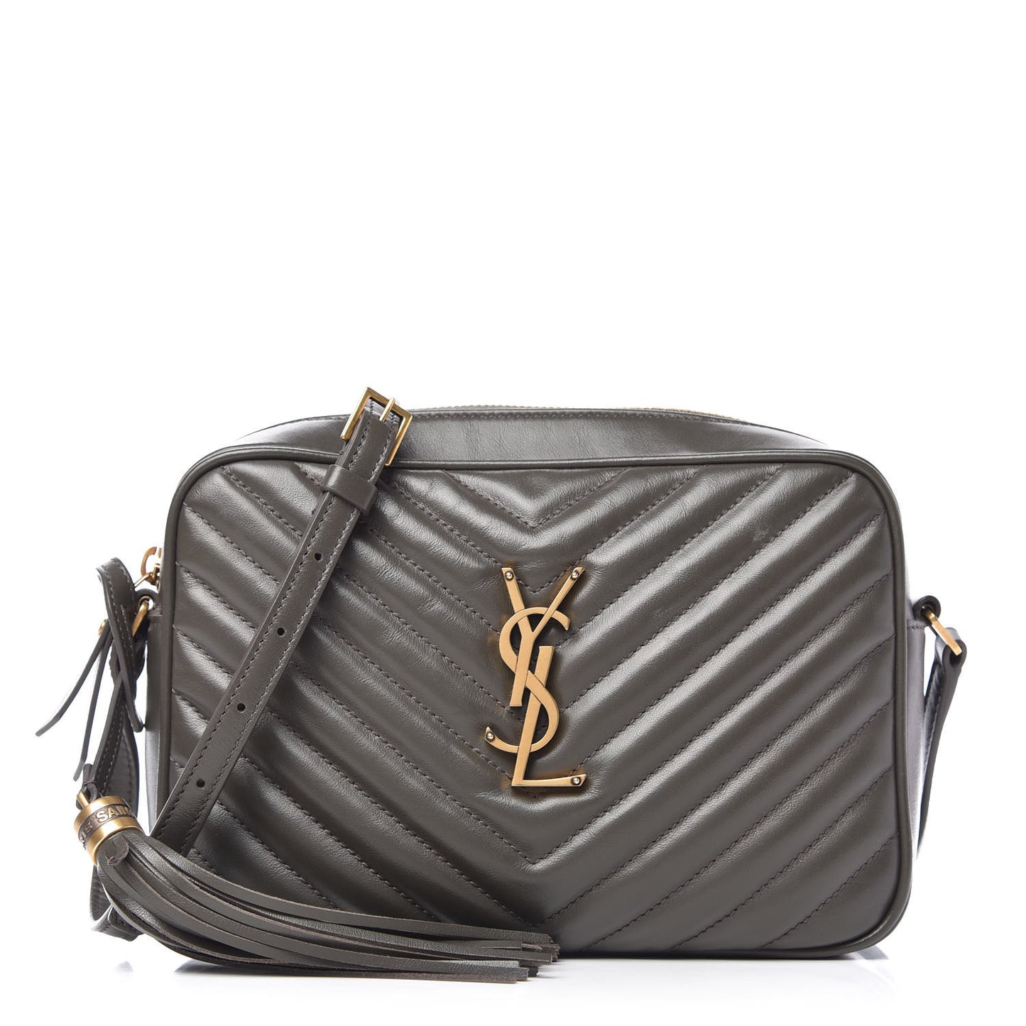 Calfskin Matelasse Monogram Lou Camera Bag Sea Pebble