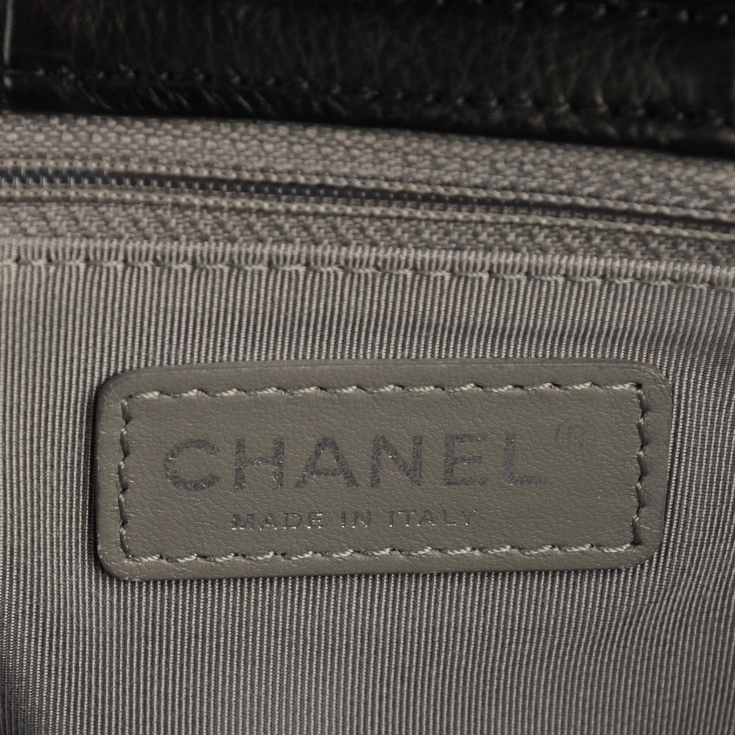Chanel Calfskin Coco Bengal Open Accordion Tote Black 6 of 7
