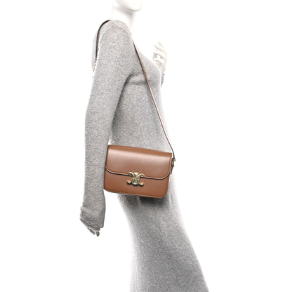 Celine Shiny Calfskin Medium Triomphe Bronze 2 of 15