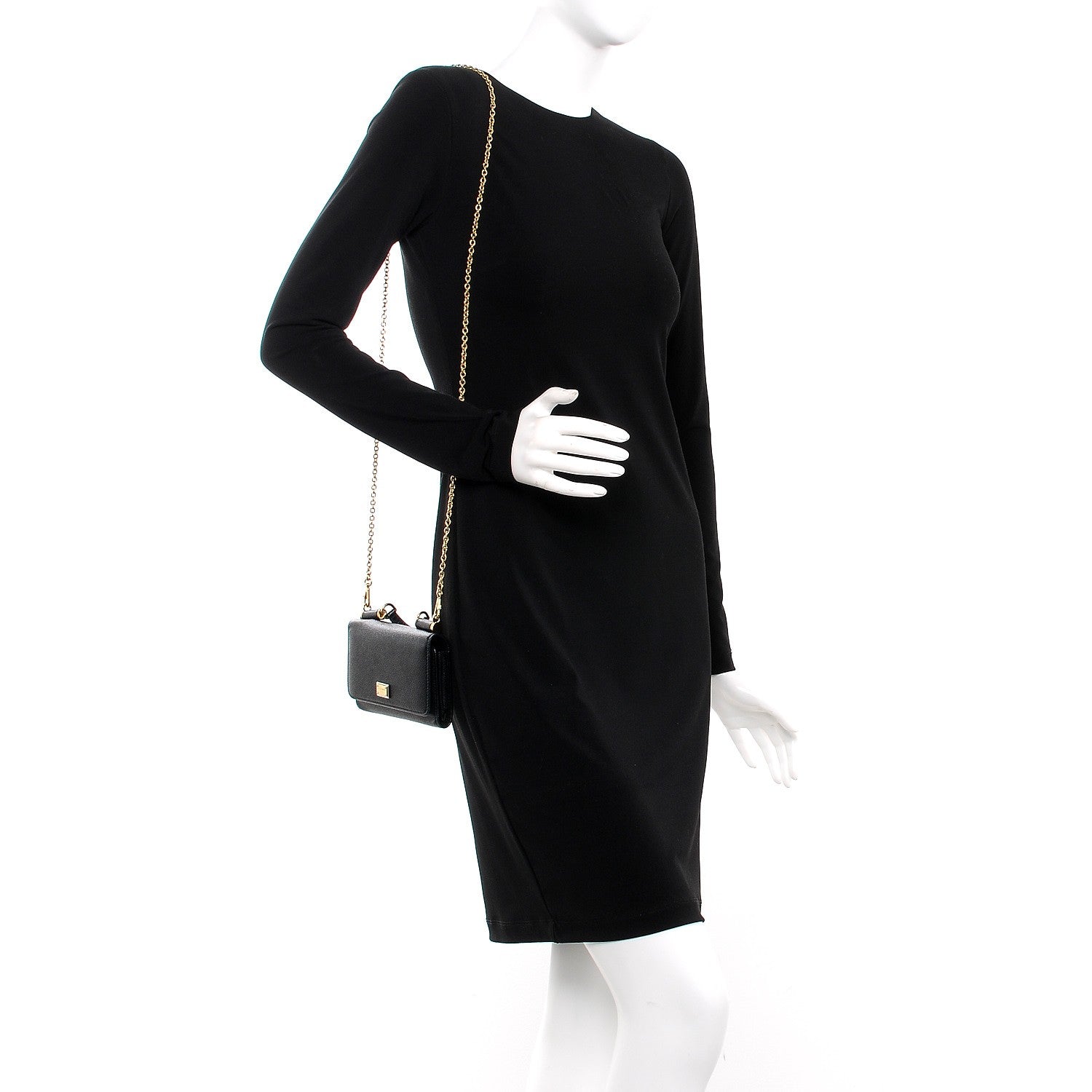 Dolce & Gabbana Dauphine Mini Von Bag Black 2 of 7