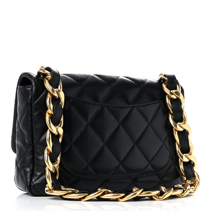 Chanel Lambskin Quilted Large CC Funky Town Flap Black 3 of 10