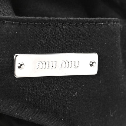 Miu Miu Nappa Crystal Fringe Bucket Bag Black 6 of 9