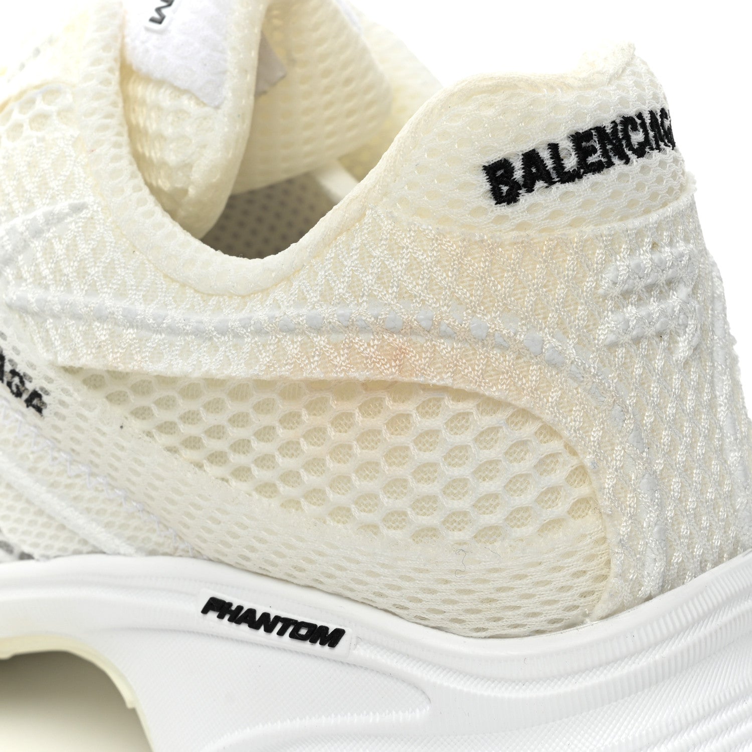 Balenciaga Fabric Mesh Womens Phantom Sneakers 36 White 10 of 12
