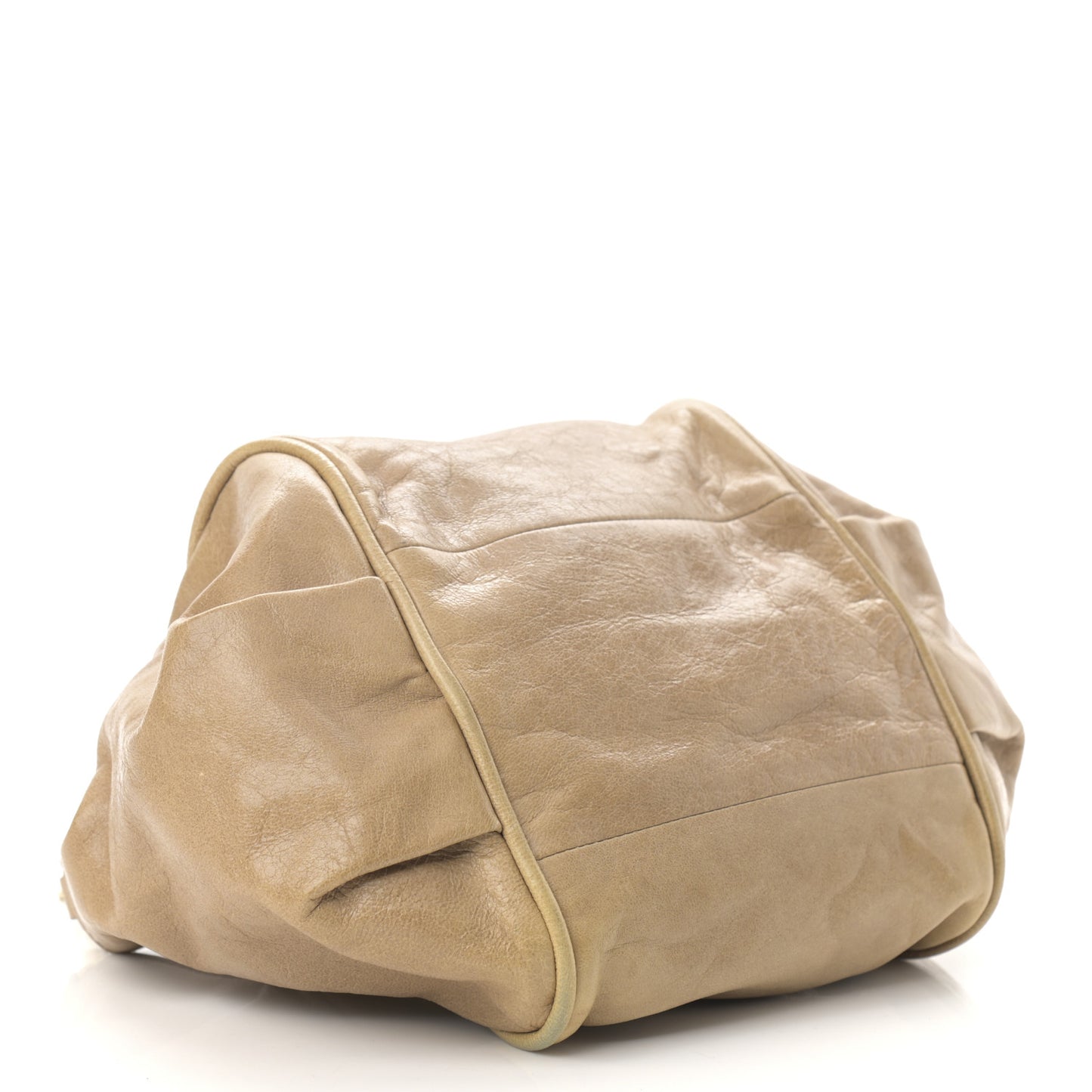 Calfskin Small Ethel Satchel Beige
