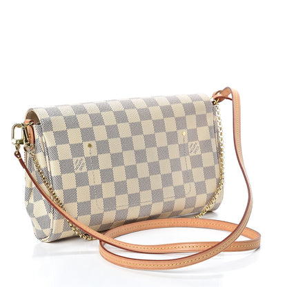 Louis Vuitton Damier Azur Favorite MM 3 of 10