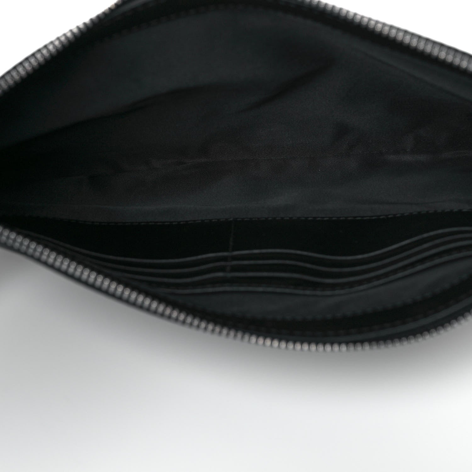 Burberry Nylon Edin Zip Pouch Black Brown 5 of 9