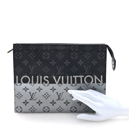 Louis Vuitton Monogram Eclipse Split Pochette Voyage MM 2 of 7