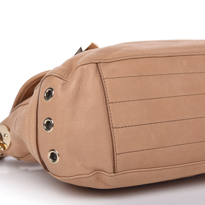 Mulberry Soft Grain Calfskin Tillie Satchel Oak 6 of 9