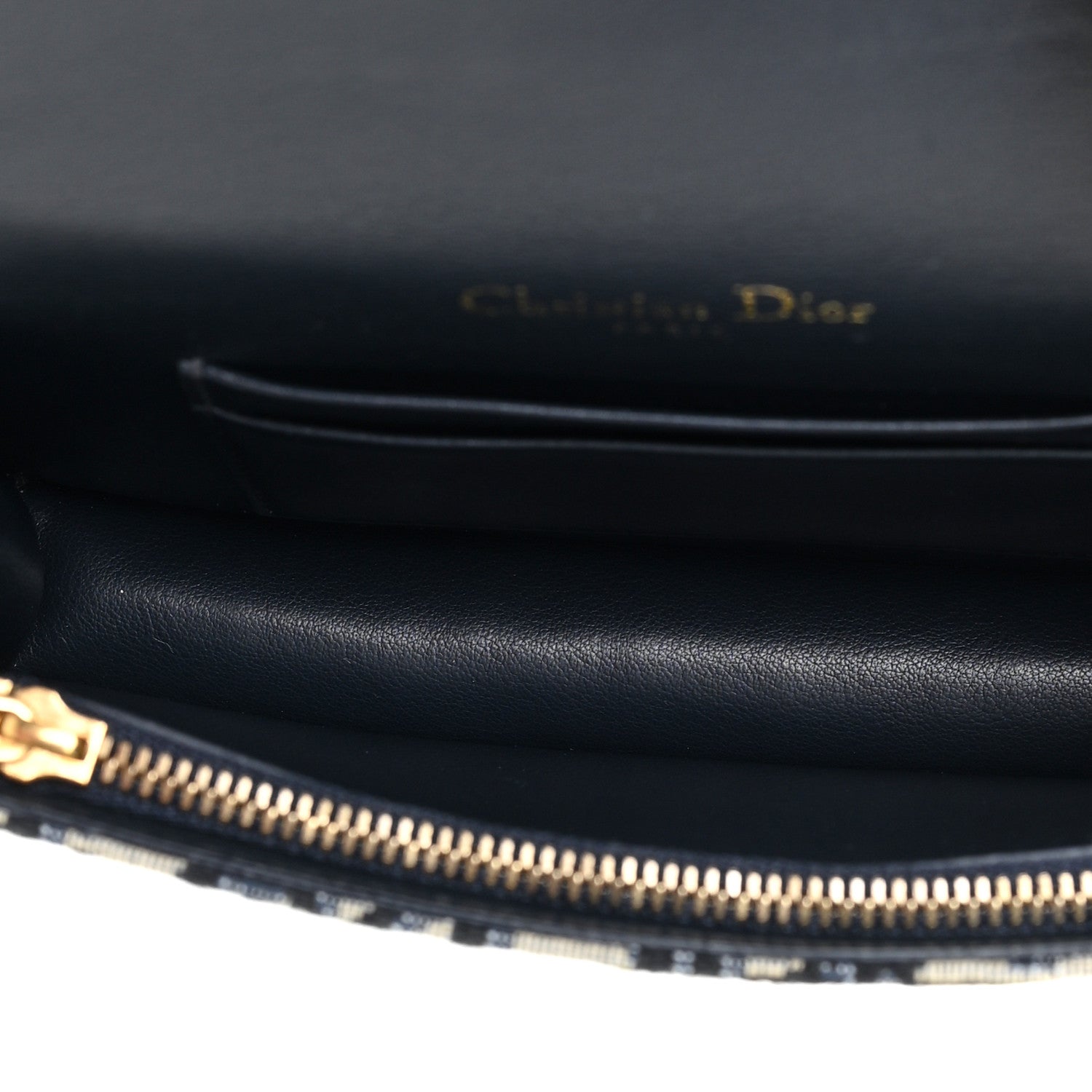 Christian Dior Oblique Saddle Belt Bag Blue 4 of 12