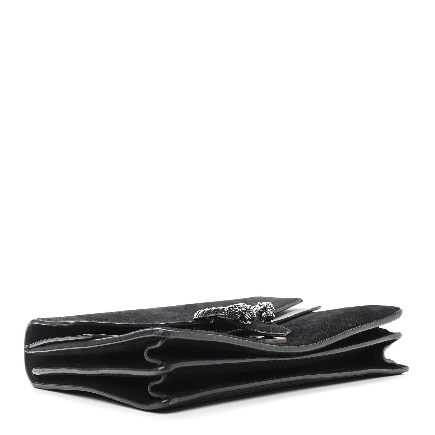 Gucci Suede Medium Dionysus Shoulder Bag Black 4 of 17