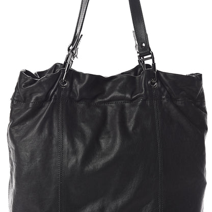 Burberry Calfskin Cinch Cord Shoulder Bag Black 7 of 9