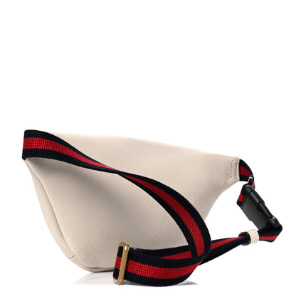 Gucci Grained Calfskin Small Logo Belt Bag White 3 of 9