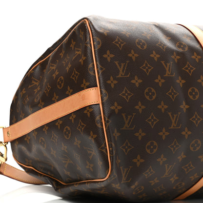 Louis Vuitton Monogram Keepall Bandouliere 55 10 of 18
