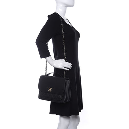 Chanel Caviar Quilted Large Business Affinity Flap Black 2 of 10
