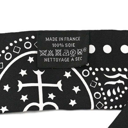 Hermes Silk Entre Ciel Et Mer Twilly Black White 4 of 4