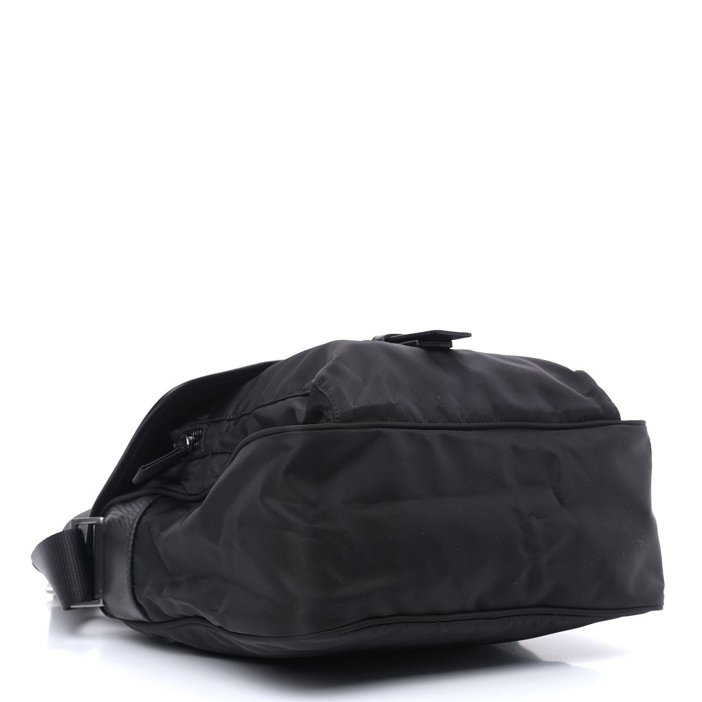 Nylon Vela Sport Messenger Bag Black