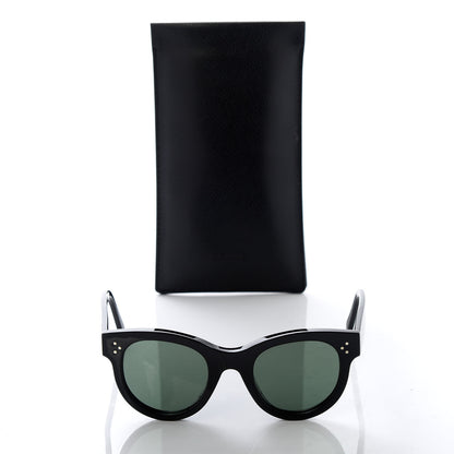 Celine Acetate Studded Mineral Round Sunglasses CL40031 Black 7 of 7