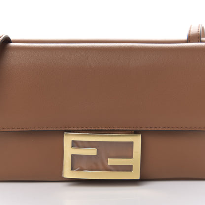 Fendi Vitello Grace Matte Duo Baguette Camel 9 of 10