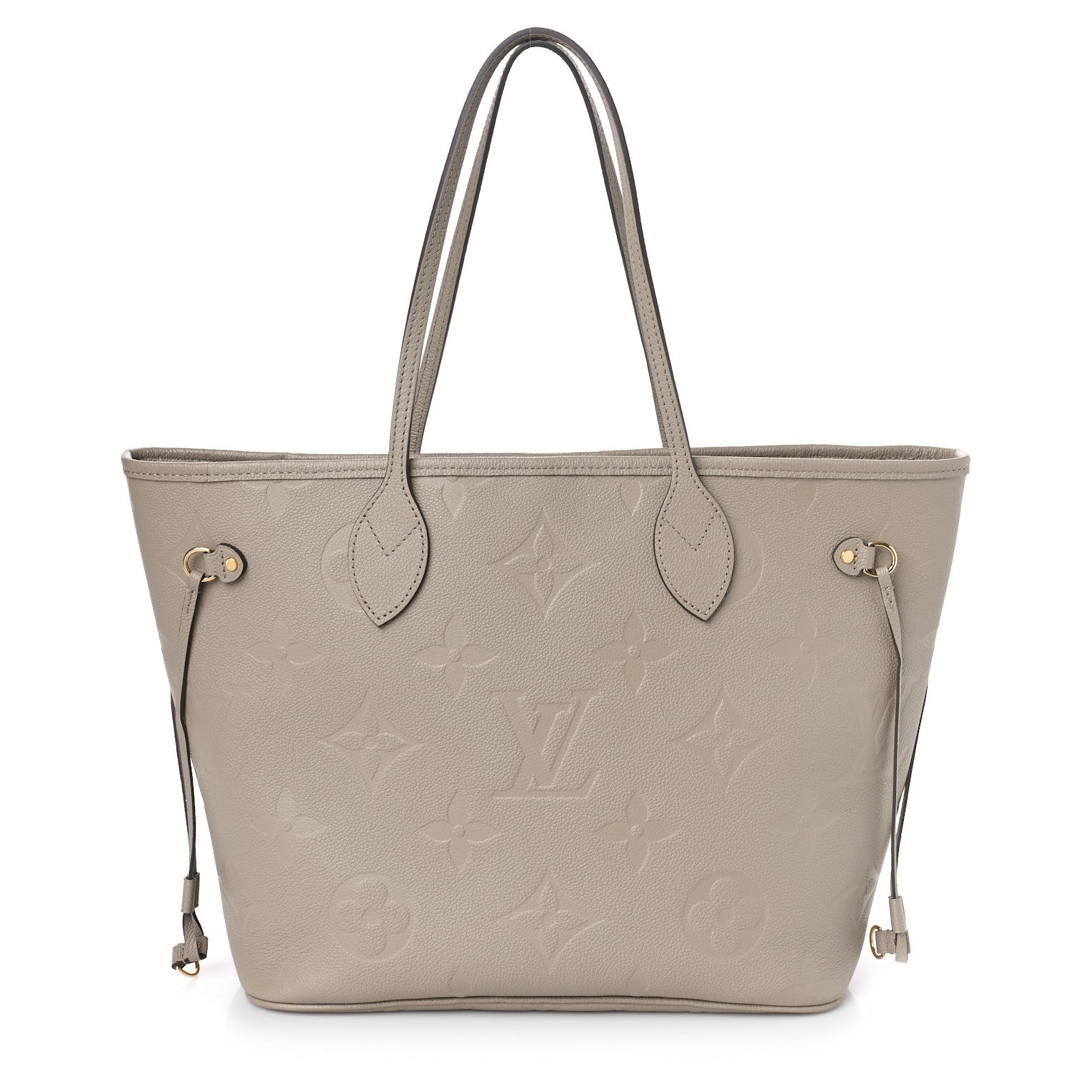 Louis Vuitton Empreinte Monogram Giant Neverfull MM Tourterelle 2 of 9