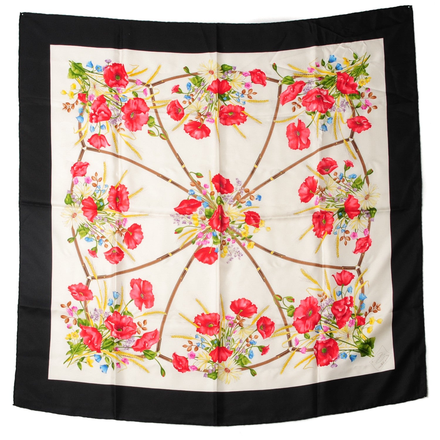 Gucci Silk Floral Scarf 2 of 4