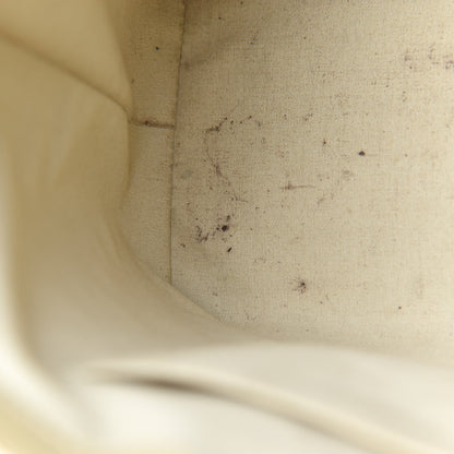 Louis Vuitton Vernis Wilshire MM Blanc Corail 14 of 17