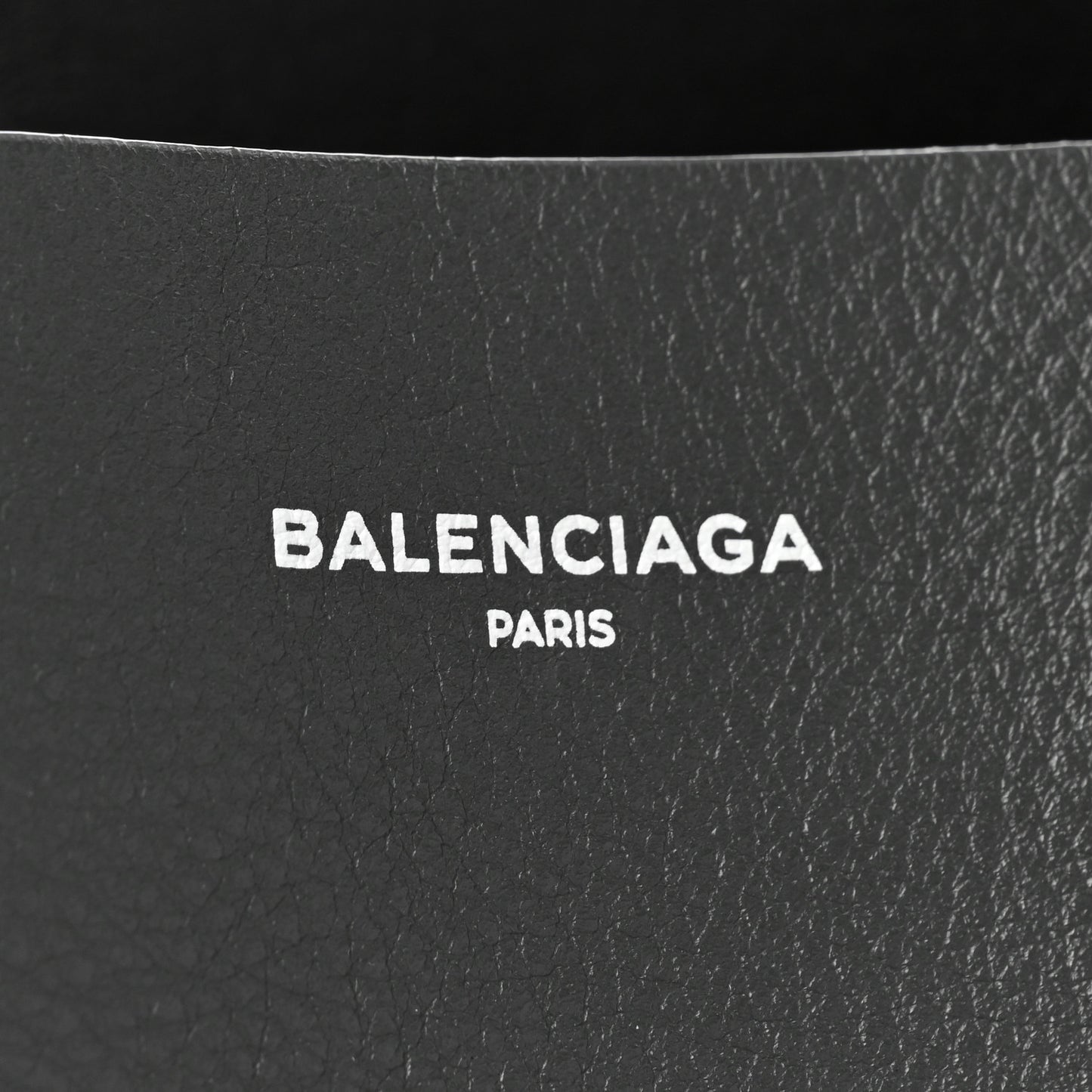 Veau Baltimore Double Sided Small Everyday Tote Gris Fossile Black