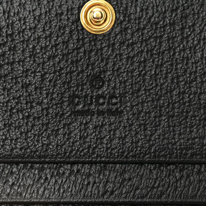 Gucci Calfskin Web Ophidia Card Case Black 6 of 9