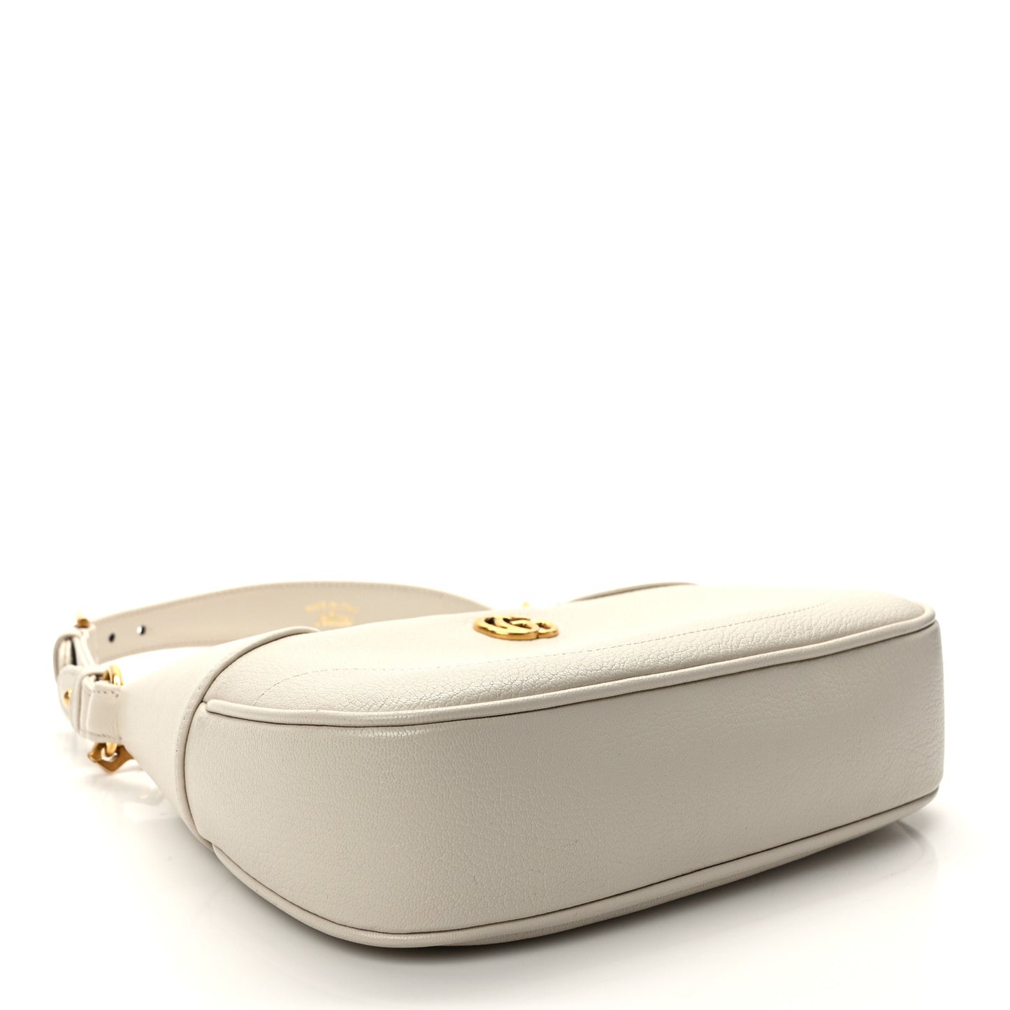 Goatskin Small Aphrodite Shoulder Bag Mystic White