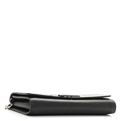 Louis Vuitton Epi Twist Chain Wallet Black 4 of 10