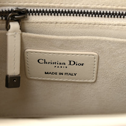 Christian Dior Calfskin Cannage Small The Lady 95.22 Ivory 6 of 10