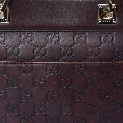 Gucci Guccissima Large Punch Tote Chocolate 10 of 17