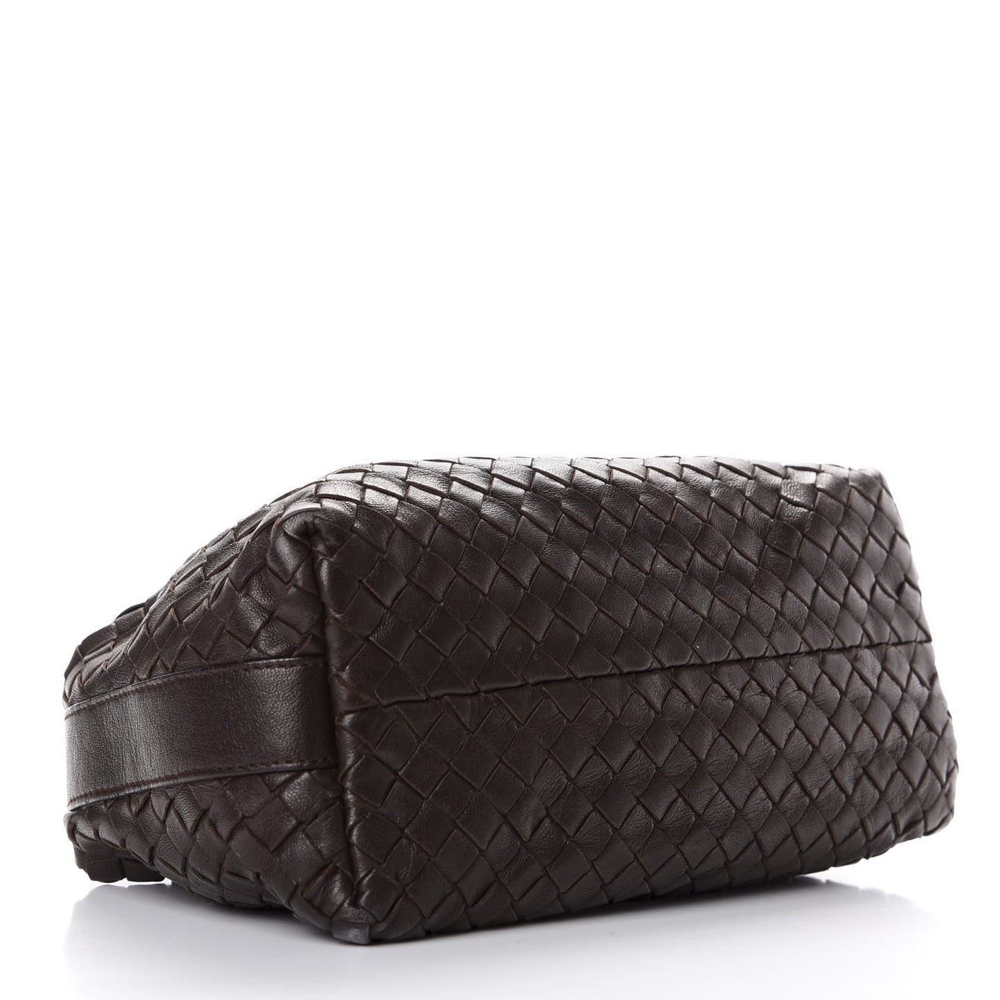 Nappa Intrecciato Large Cosmetic Case Ebano