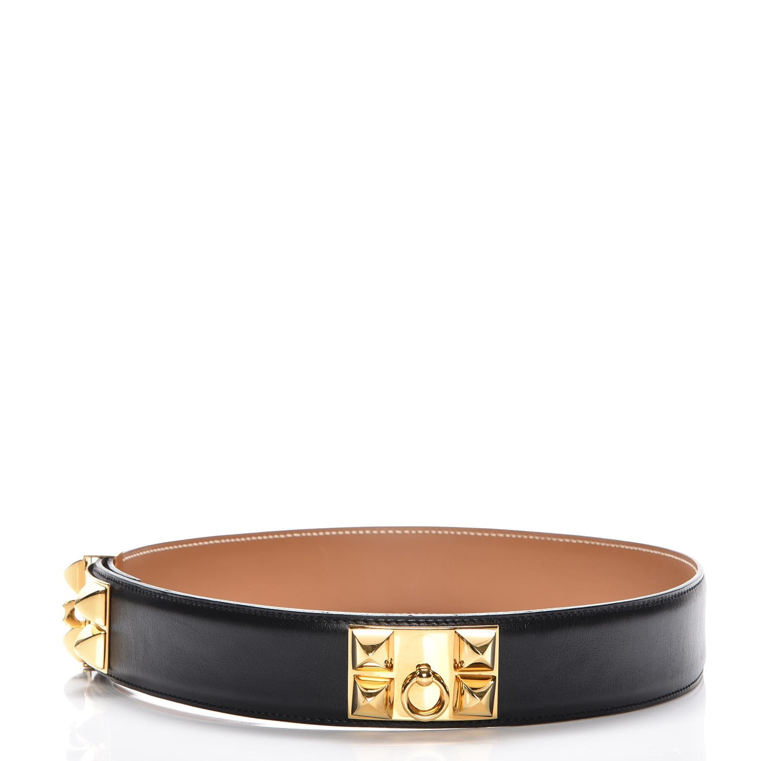 Hermes Box Collier De Chien CDC Belt 70 Black 3 of 8