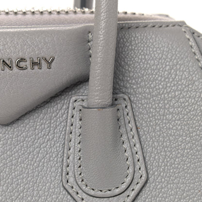 Givenchy Sugar Goatskin Mini Antigona Pearl Grey 10 of 19