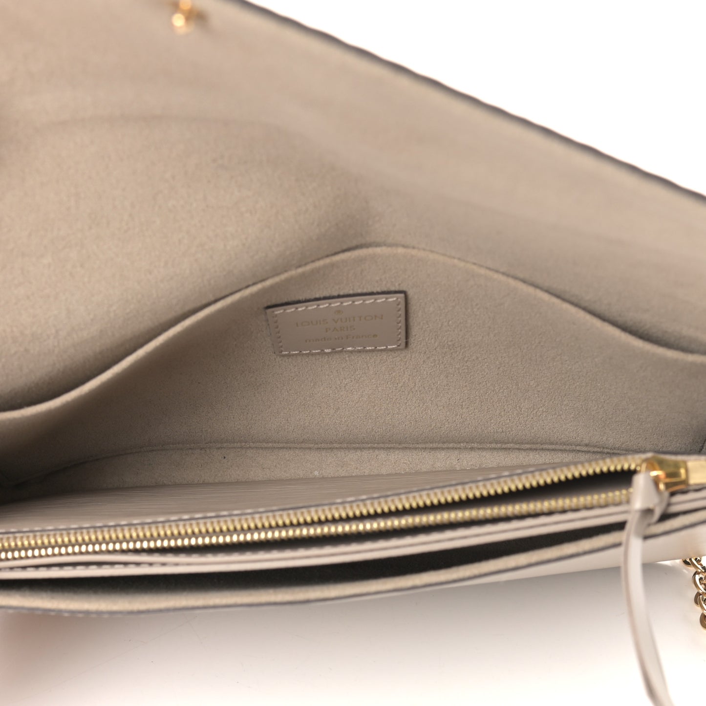 Epi Felicie Pochette Chain Wallet Galet