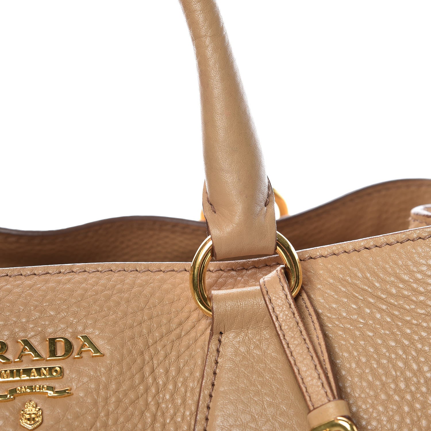 Prada Vitello Daino Tote Sabbia 11 of 20