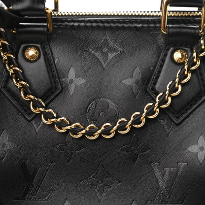 Louis Vuitton Monogram Ink Speedy BB Black 5 of 9