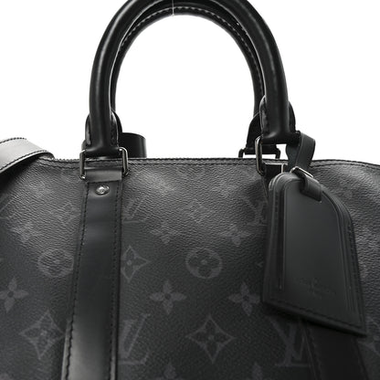 Louis Vuitton Monogram Eclipse Keepall Bandouliere 45 7 of 9